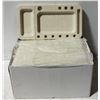 Image 1 : 10 PACK IVORY PLASTIC ALL IN ONE ROLLING TRAYS -