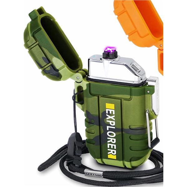 NEW EXPLORER USB CHARGED PLASMA ARC LIGHTER
