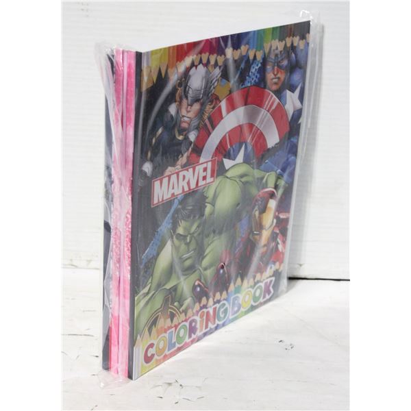 5 NEW ASSORTED CHILDREN'S COLORING BOOKS