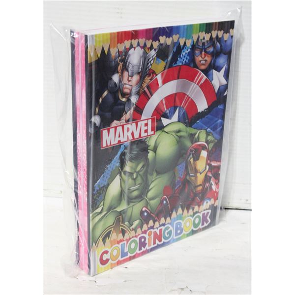 5 NEW ASSORTED CHILDREN'S COLORING BOOKS