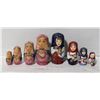 Image 1 : 2 SETS OF NESTING DOLLS