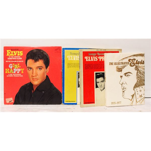 VINTAGE ELVIS SONG BOOKS AND ALBUM