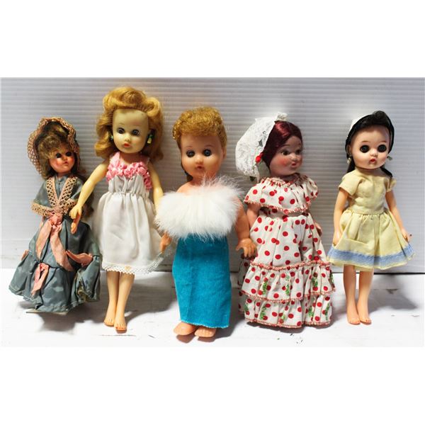 VINTAGE ASSORTED SMALL DOLLS
