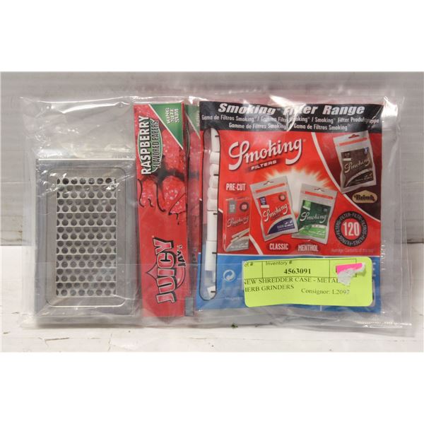 NEW SHREDDER CASE - METAL - HERB GRINDERS