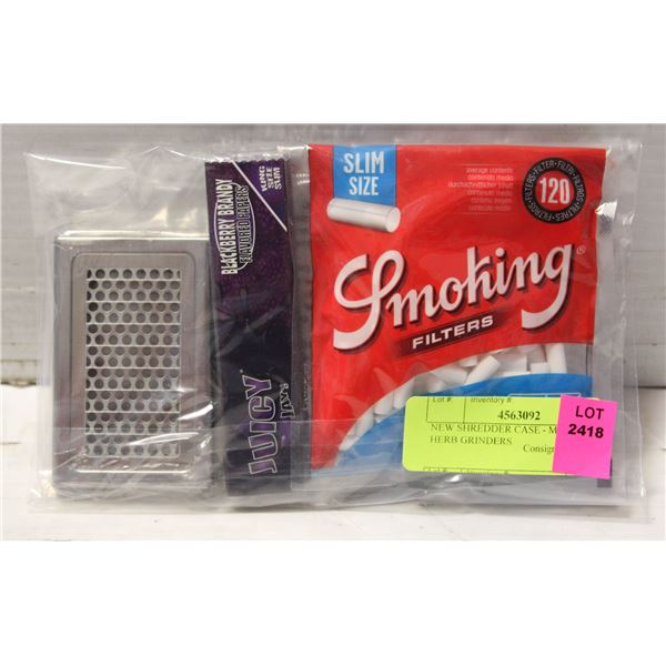 NEW SHREDDER CASE - METAL - HERB GRINDERS
