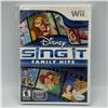 Image 1 : CERTI REFURB WII, DISNEY SING IT FAMILY HITS