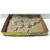 Image 1 : MULTIPLE SETS OF GLASS CANDLE HOLDERS
