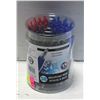 Image 1 : 50 NEW BALL POINT PENS - 20 BLUE, 20 BLACK, 10 RED