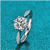 Image 1 : 1 CT GRA CERTIFIED BRILLIANT CUT MOISSANITE