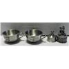 Image 1 : SET OF 4 TEDDY BEAR PEWTER CUPS AND TRINKET