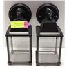 NEW PAIR OF DIRECT WIRED INDOOR / OUTDOOR FIXTURES