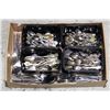 BOX OF CUTLERY AND COLLECTOR SPOONS LARGE LOT