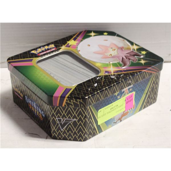 TIN ASST. POKEMON CARDS