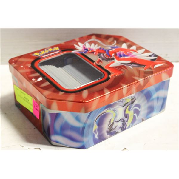 TIN ASST. POKEMON CARDS