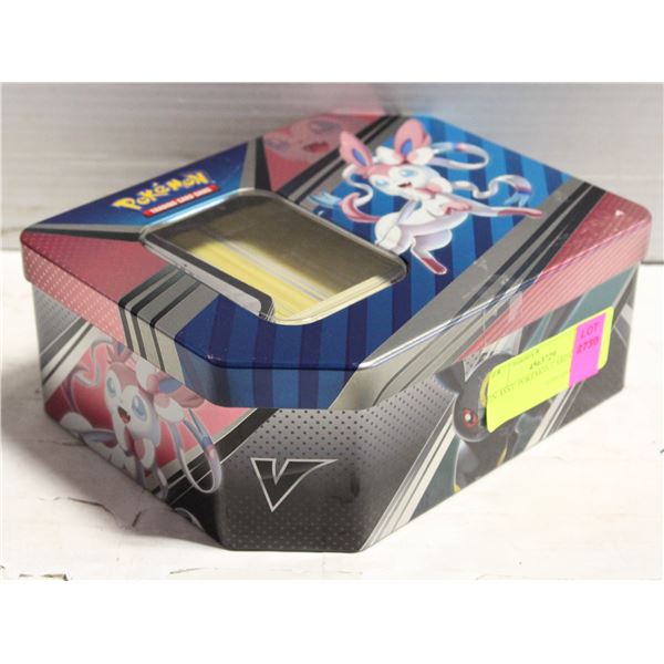 TIN ASST. POKEMON CARDS