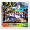 Image 1 : 8)  NEW 1000 PCE PUZZLE, NOTE BAG INSIDE OF BOX IS