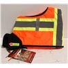 Image 1 : MENS LARGE HI VIS INSULATED FLEECE LINED VEST NEW