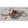 Image 1 : RHINESTONE JEWELRY & FANCY TIARA TOGETHER-ESTATE