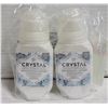 Image 1 : 2 NEW CRYSTAL UNSCENTED DEODORANT ROLL-ON
