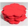 Image 1 : 8 PCS (4SETS) HEART BAKING MOLDS -NEW