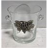 Image 1 : CRYSTAL BOHEMIAN GLASS ICE WINE BUCKET WITH