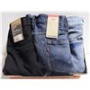 Image 1 : 3X NEW WITH TAGS JEANS SILVER LEVIS SIZE 46
