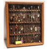Image 1 : COLLECTOR'S WALL CABINET FILLED WITH SPOONS