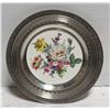 Image 1 : RISKIN PEWTER FLORAL CERAMIC