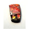 Image 1 : 22)  NATURAL RED FIRE 16 CT AMMOLITE GEMSTONE,  RE