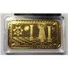 Image 2 : 25) ENCAPSULATED MASONIC FREEMASON GOLD PLATED