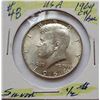 Image 1 : 26)  USA 1964 KENNEDY 1/2 DOLLAR,  90% SILVER.