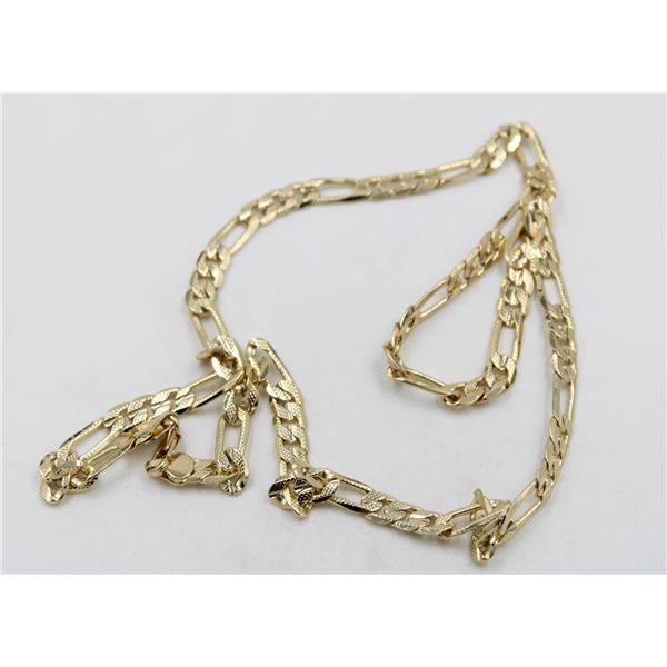 ESTATE 18K STAMPED HEAVY LINK NECKLACE-ESTATE