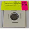 Image 1 : 1896 SILVER CANADA 5 CENTS FISHSCALE COIN