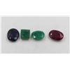 Image 1 : 45.7 CTS TOTAL EMERALD/SAPPHIRE & RUBY GEMSTONES