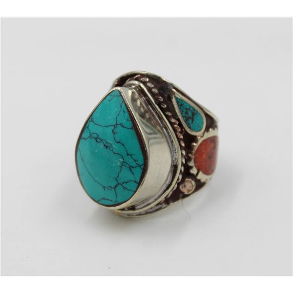 ESTATE MENS TORQUISE RING-ESTATE