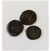 Image 1 : 1835-1910 ANTIQUE BHUTAN 1/2 RUPEE COINS