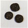 Image 2 : 1835-1910 ANTIQUE BHUTAN 1/2 RUPEE COINS