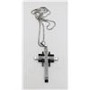 Image 1 : 18" NECKLACE WITH STAINLESS STEEL CROSS PENDANT