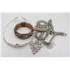 Image 1 : ESTATE RHINESTONE & JEWELRY TOGETHER-ESTATE
