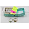 Image 1 : 2 ESTATE RINGS IN BOX TOGETHER-ESTATE