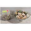 Image 1 : SEASHELLS IN VINTAGE ANCHOR HOCKING