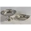 Image 1 : NEW PEDESTAL WITH MATCHING SERVING DISH - PEWTER
