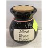 Image 1 : SHOE FUND JAR WITH CORK LID