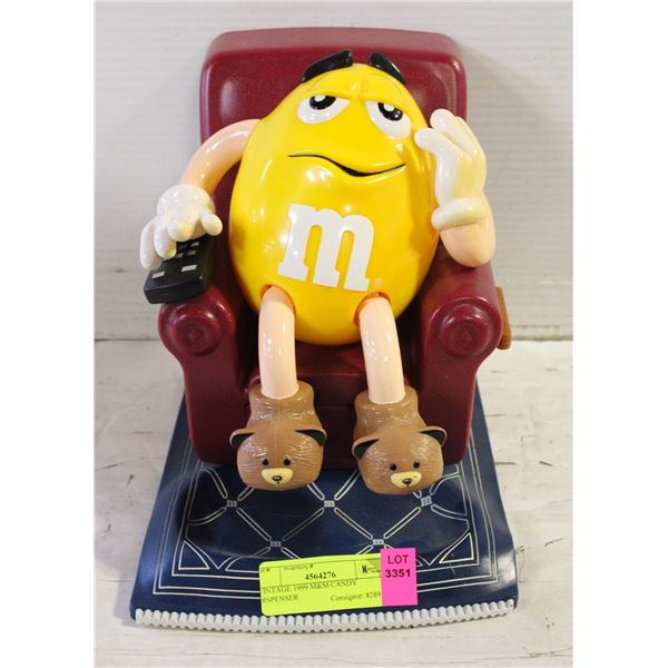 VINTAGE 1999 M&M CANDY DISPENSER