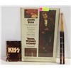 Image 1 : ESTATE KISS DRUMSTIX, BOOK, & JAMES DEAN