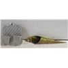 Image 1 : ANTIQUE TIN AND BRASS MATCH STICK WALL HOLDERS
