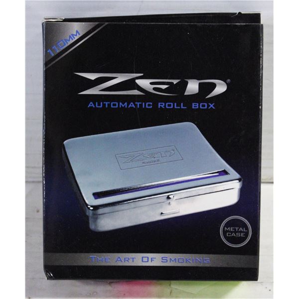 NEW ZEN AUTOMATIC ROLL BOX - METAL CASE - 110MM