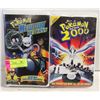 Image 1 : SET OF 2 VINTAGE POKEMON VHS MOVIES