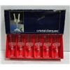 Image 1 : CRYSTAL WINE GLASSES SET OF 6 FRANCE