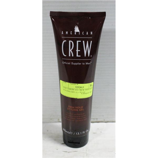 NEW AMERICAN CREW FIRM HOLD STYLING GEL 13.1 FL OZ